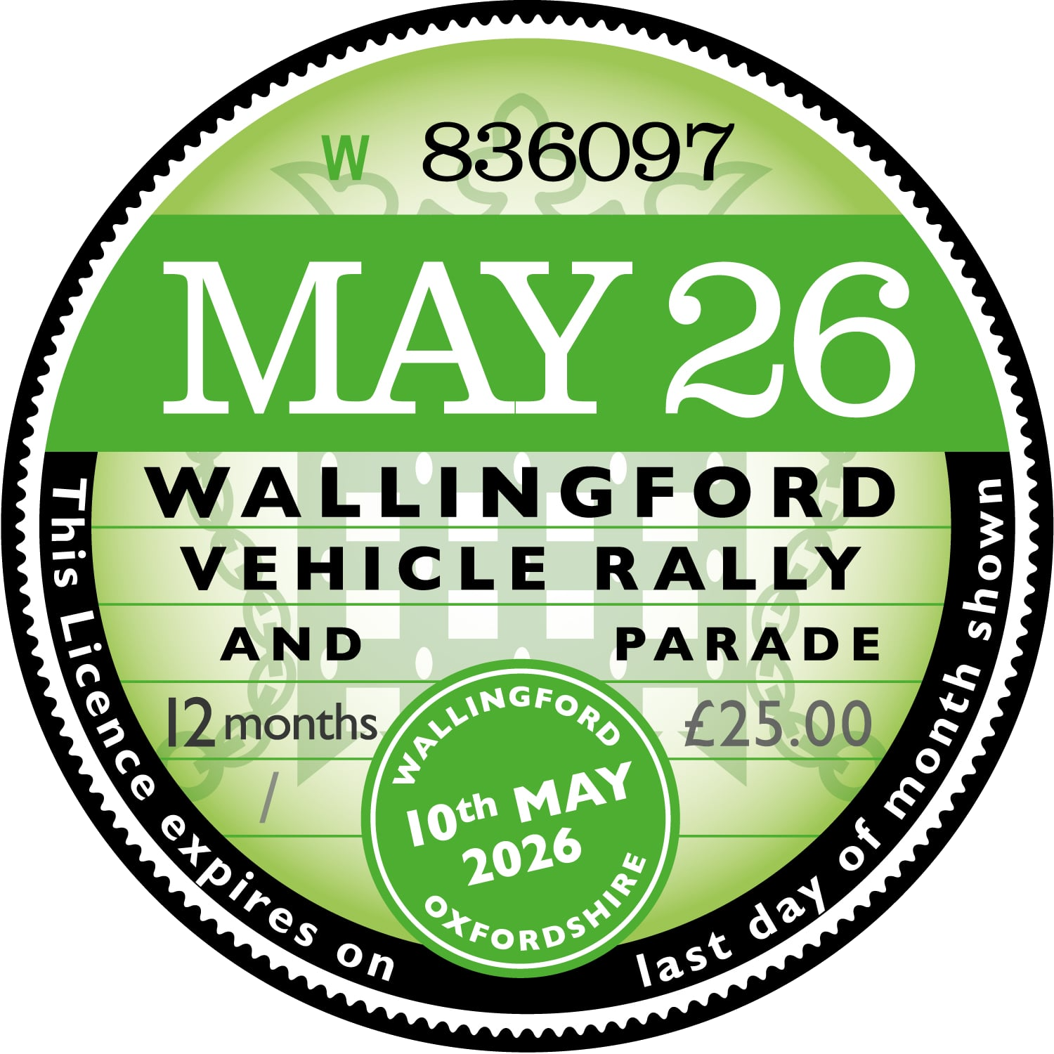 Wallingford Car rally Logo 2026